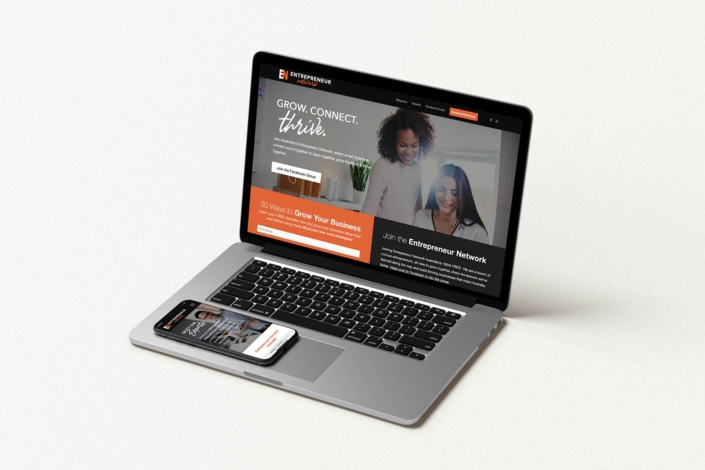 Website Design for Entrepreneur Network Australia